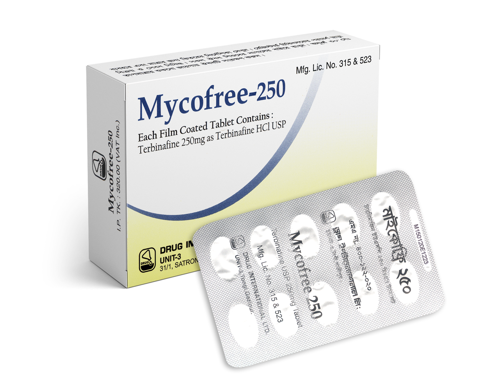 Tablet Mycofree 250 (10 pcs)